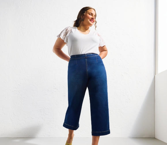 DG2 by Diane Gilman Straight Crop Jean