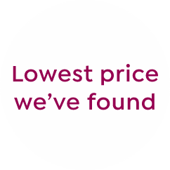 Lowest price we've found
