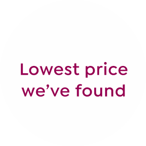 Lowest price we've found