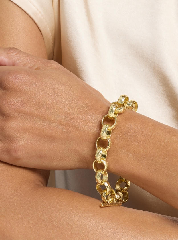 woman wearing semiprecious necklace