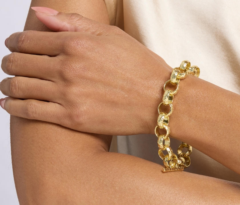 woman wearing semiprecious necklace