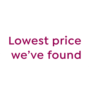 Lowest price we've found