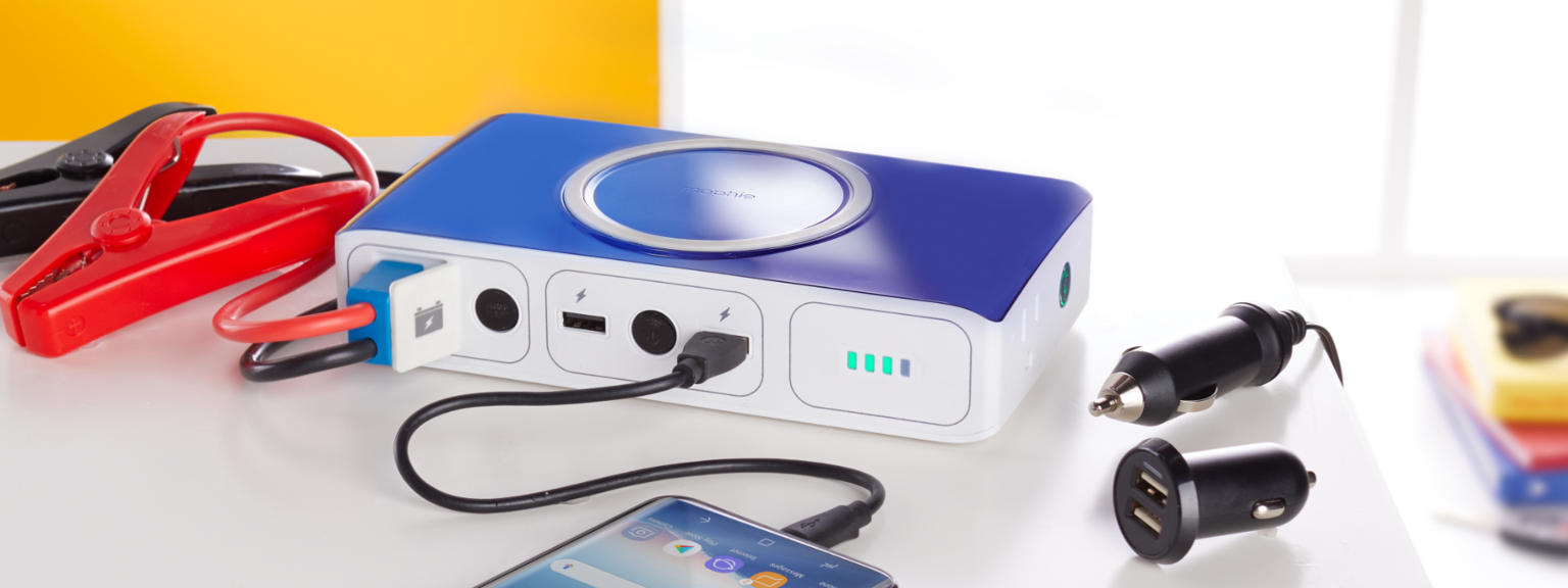 (HSN) Mophie Wireless Powerstation GO Portable Charger and Car Jump