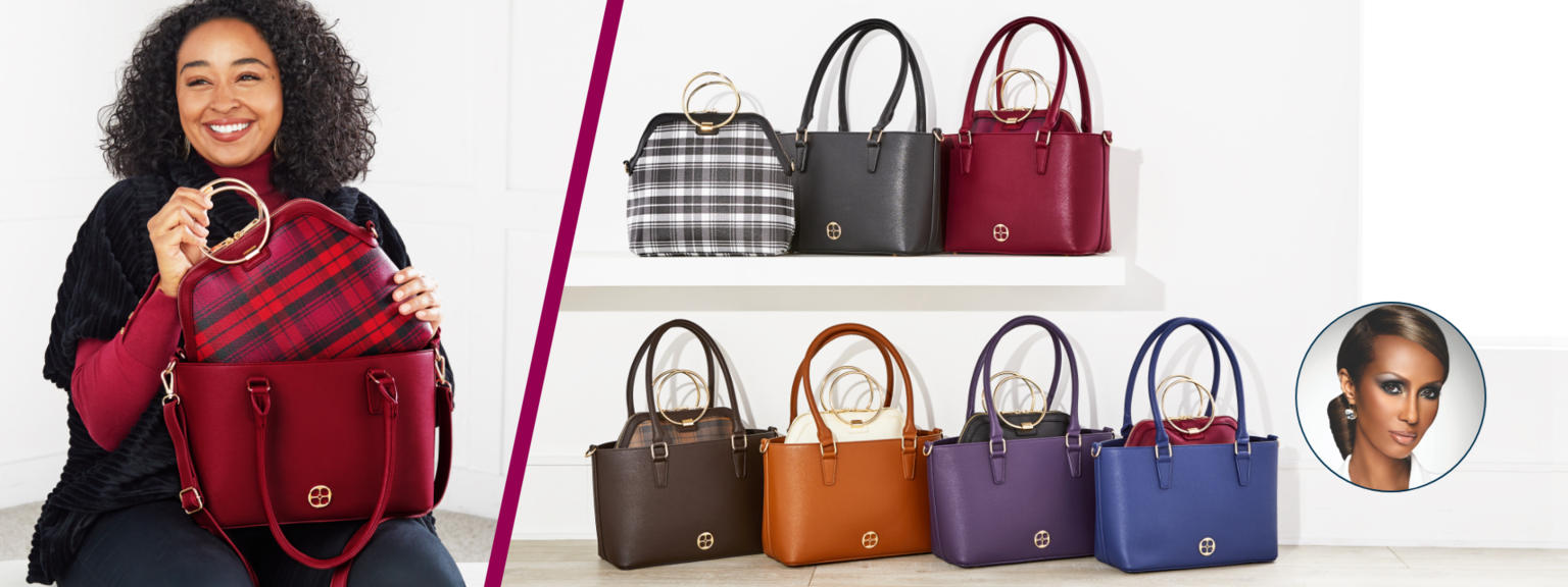 (HSN) Exclusive! IMAN Global Chic 2in1 Tote/Crossbody