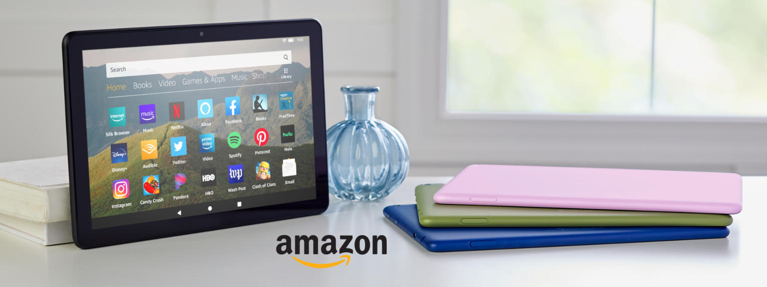 (HSN) Amazon Fire HD 10" 2021 32GB Tablet with App and Case Vouchers