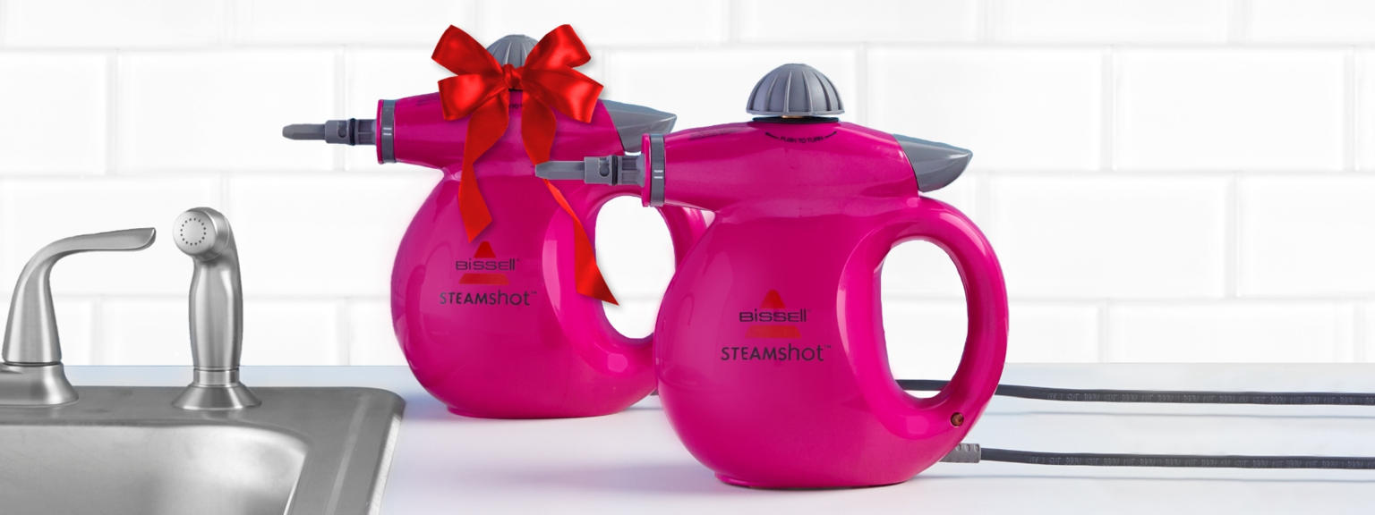 (HSN) Bissell Steam Shot Handheld Steam Cleaner 2pack