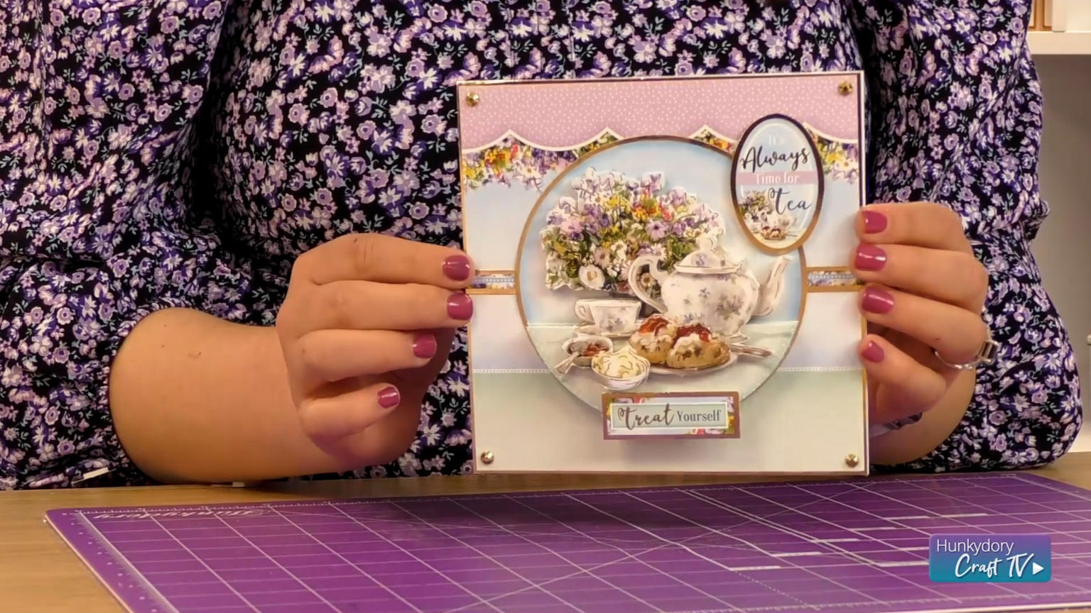 Hunkydory Treat Yourself Card Tutorial