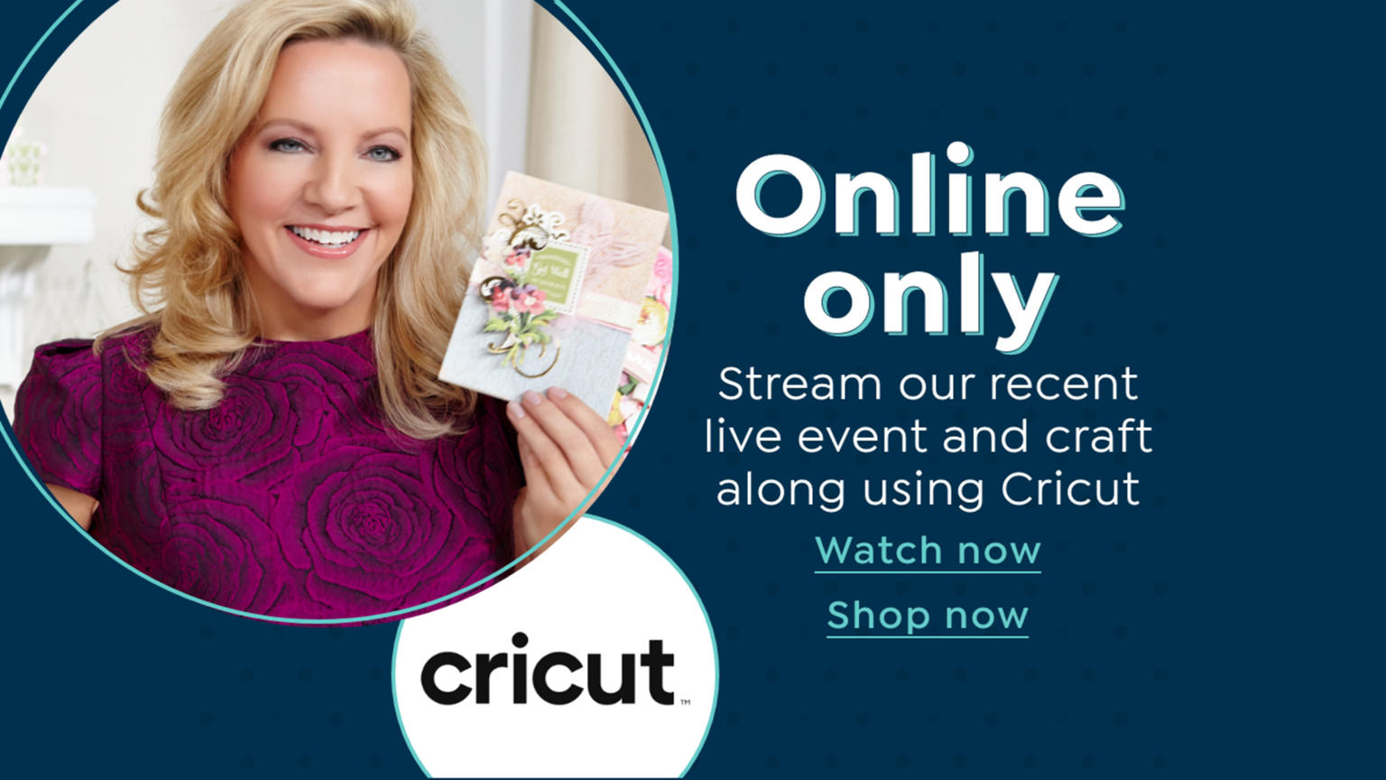 Anna Griffin Cricut Livestream