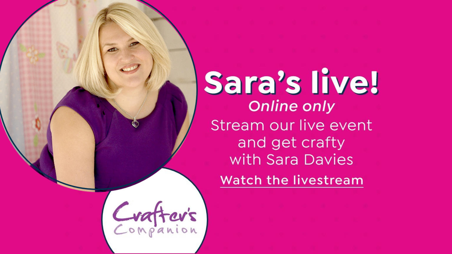 Sara Davies Livestream