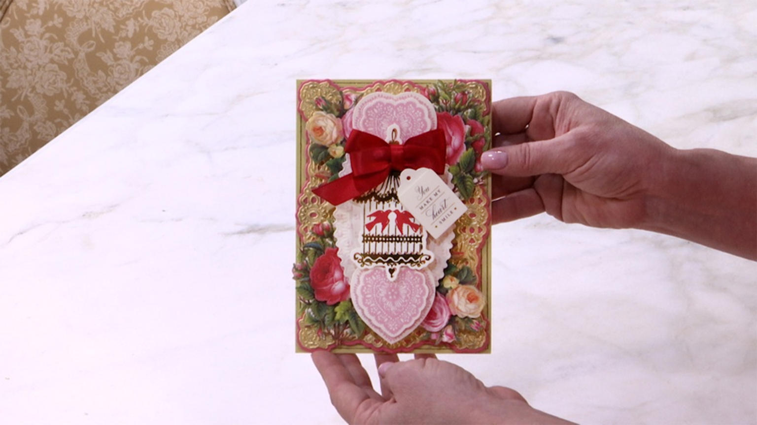 Anna Griffin Valentine's Day Card Tutorial